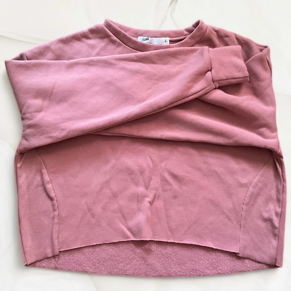 Soft cozy casual cropped sweater size L - Picture 3 of 5